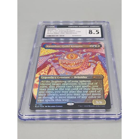 MTG Xanathar Guild Kingpin Borderless SLD Dungeons & Dragons Magic CGC 8.5 NM - Picture 5 of 7